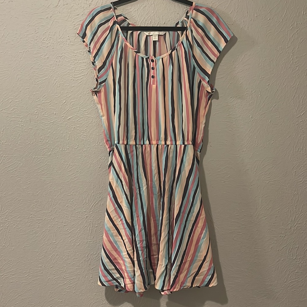 Lauren Conrad multi colored striped dress